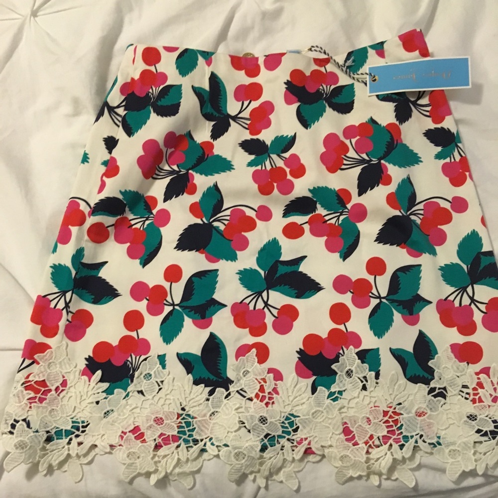 NWT Draper James Cherry Orchard Skirt
